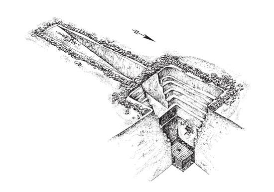 1699341421754045.jpg 2 甲字形匈奴墓葬三维结构图.JPG